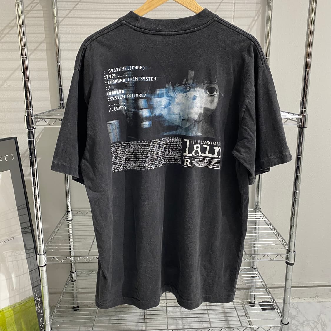 시리얼 익스페리먼츠 레인 부틀렉 애니메이션 티셔츠 애니티 상품이미지2