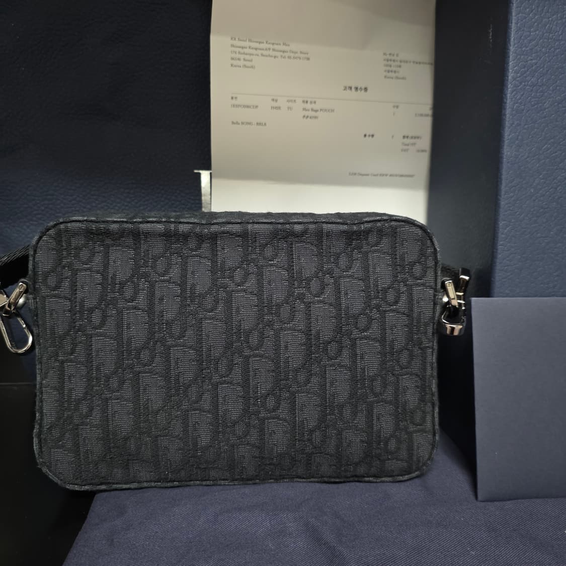 {클로젯}[풀구성/인보이스]디올 사파리 메신저백 블랙 상품이미지2