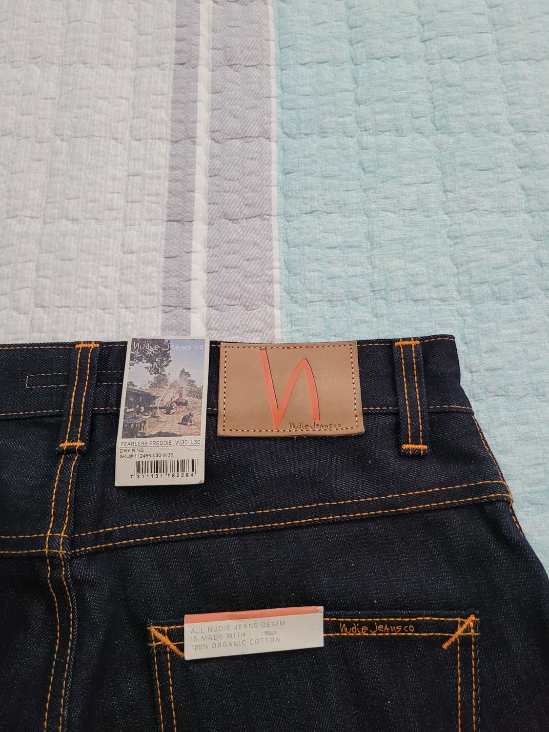 누디진 Nudie jean 피어리스 프레디 드라이링 리지드데님 30사이즈 상품이미지7