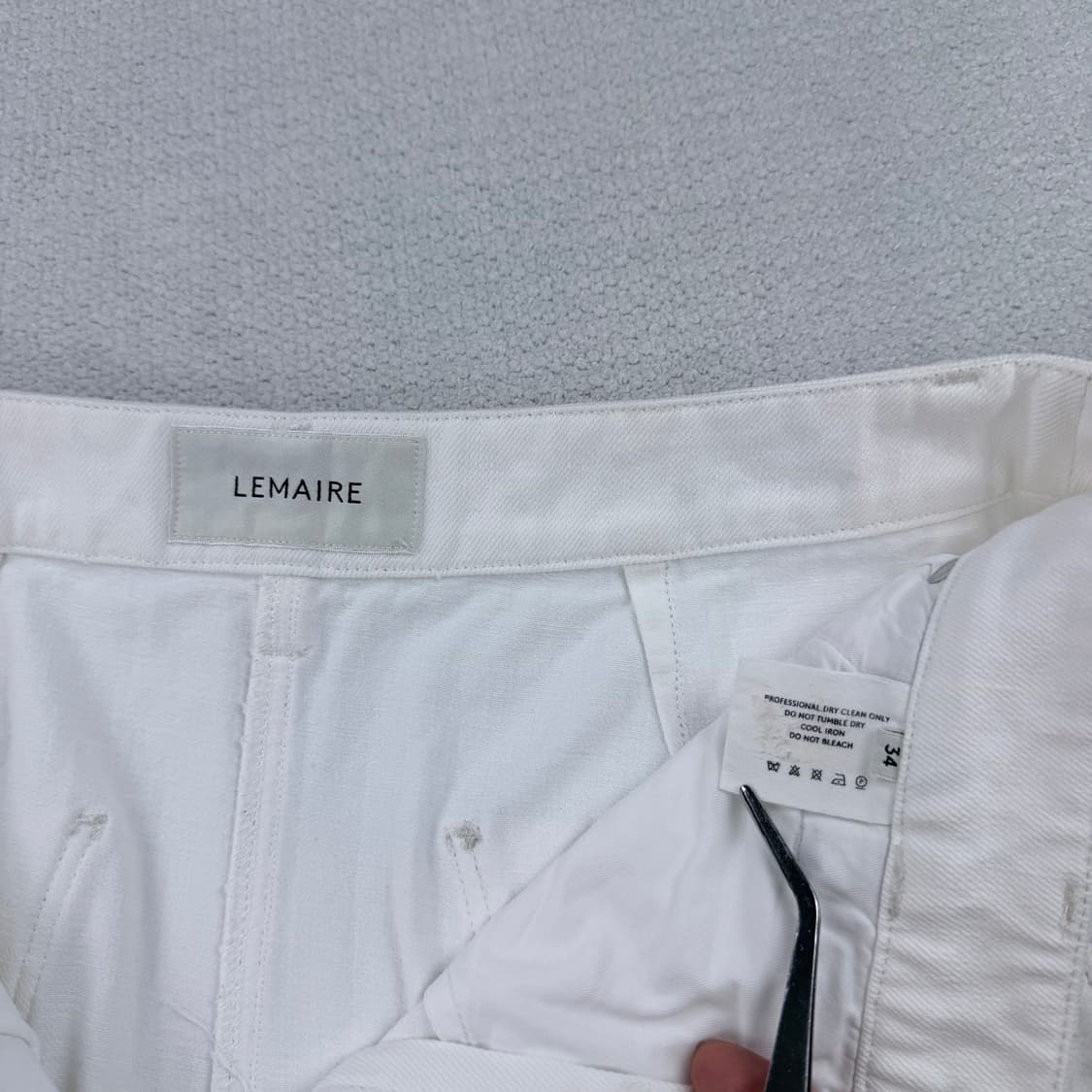 르메르 커브드 코튼 팬츠 상품이미지3