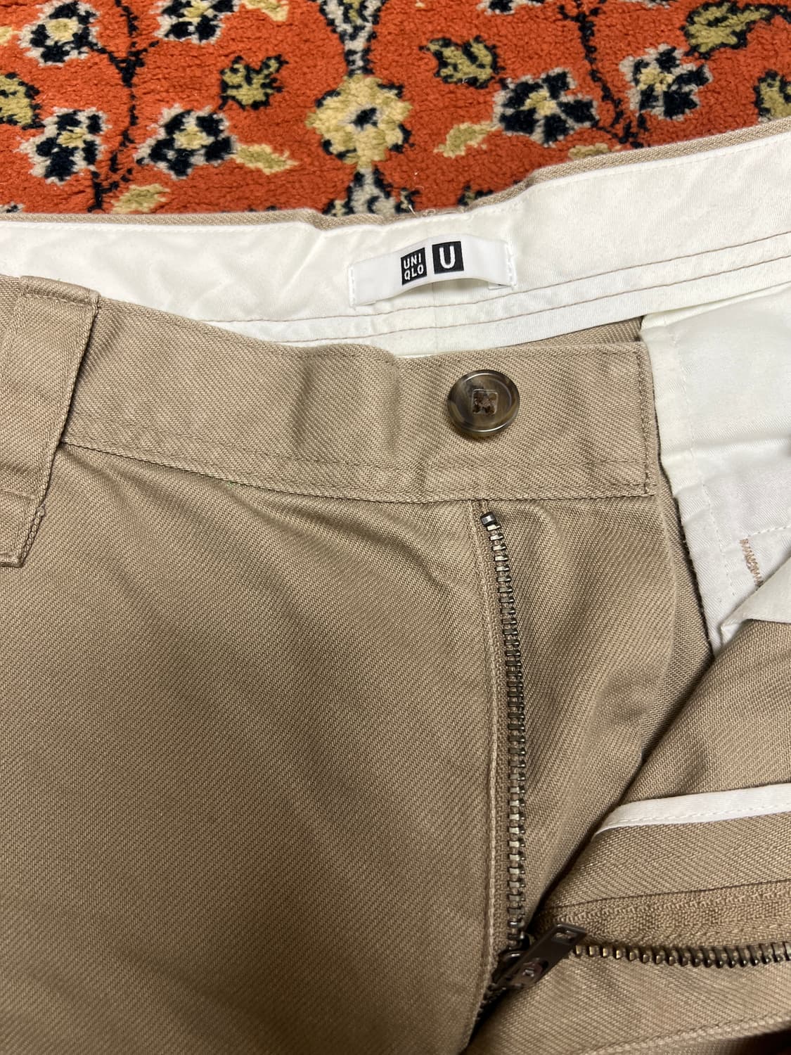 [82] 유니클로 U 베기핏 치노팬츠 베이지 상품이미지3