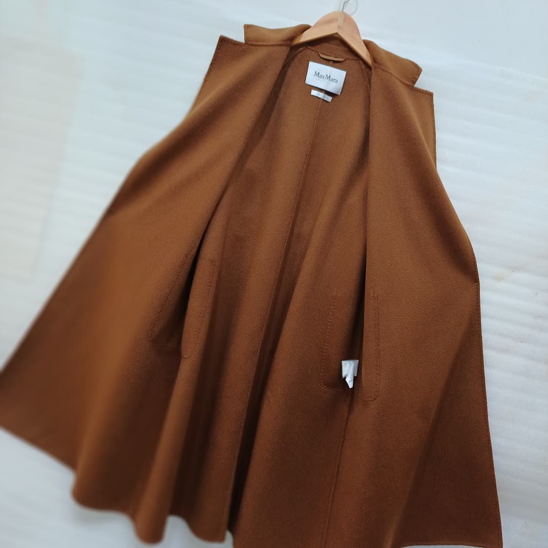 정품 막스마라 순 캐시미어 벨트 롱 코트 여성 M L 훌륭 사랑봉봉 상품이미지3