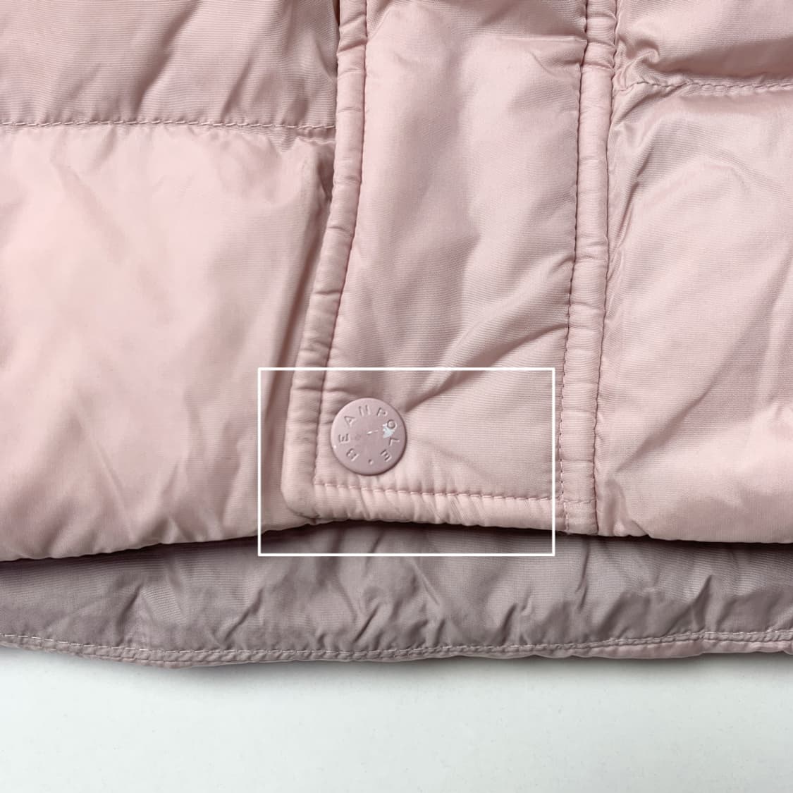 [85/정품] 빈폴 핑크 여성 롱패딩 점퍼 상품이미지6