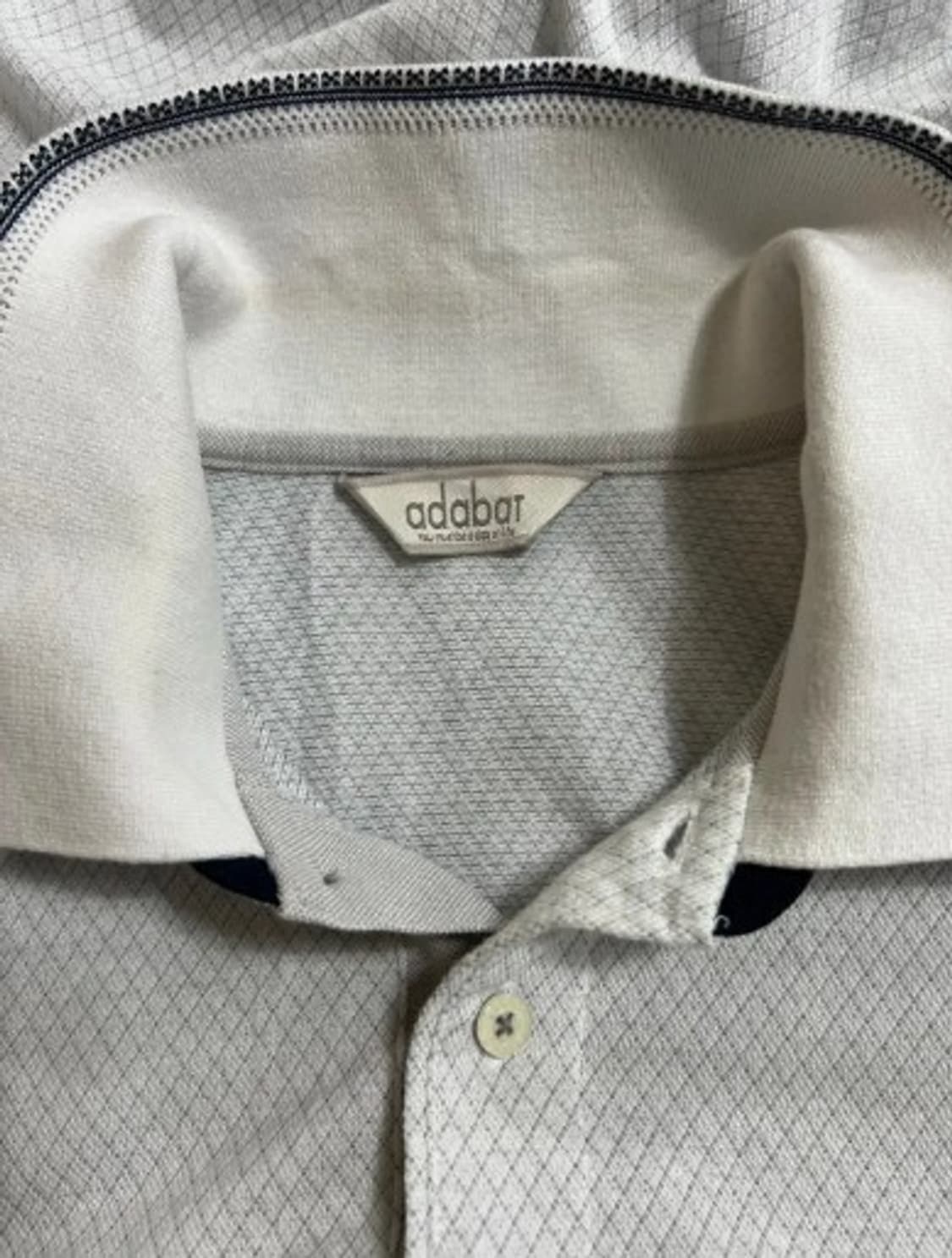 아다바트재팬 남성 그레이 기능성카라긴팔티셔츠 50 상품이미지4