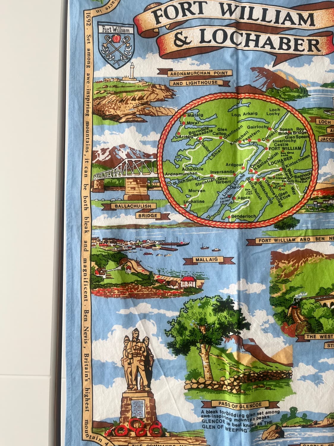 영국 페브릭 지도 상품이미지1