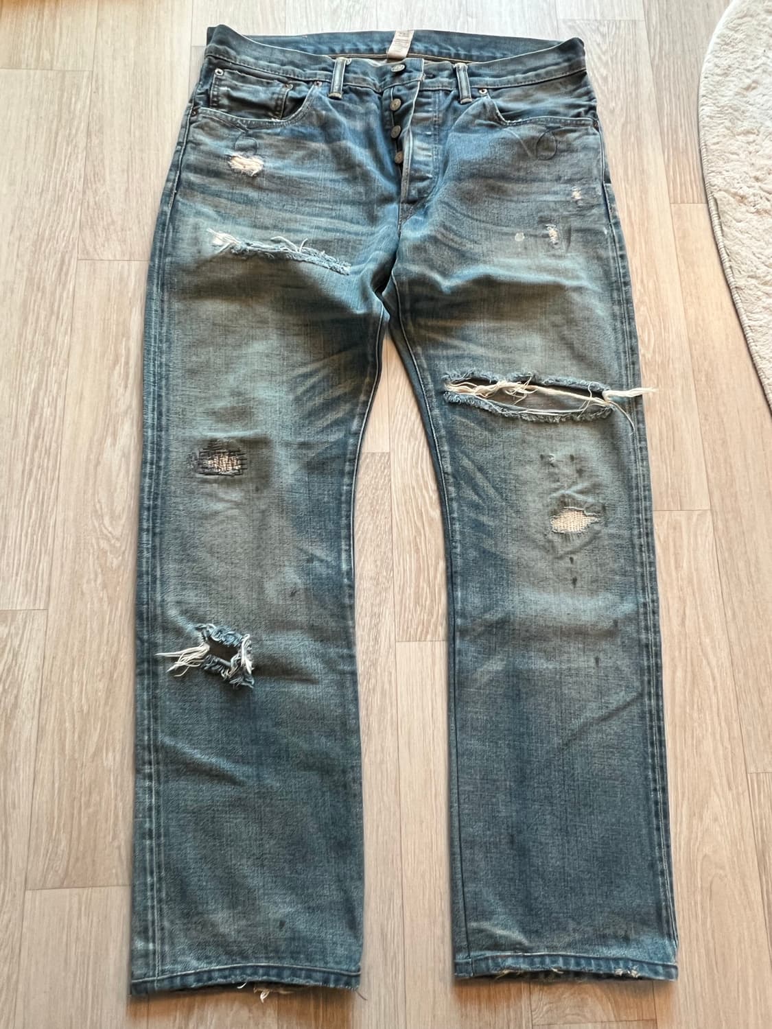 RRL slim boots cut destroyed  상품이미지1