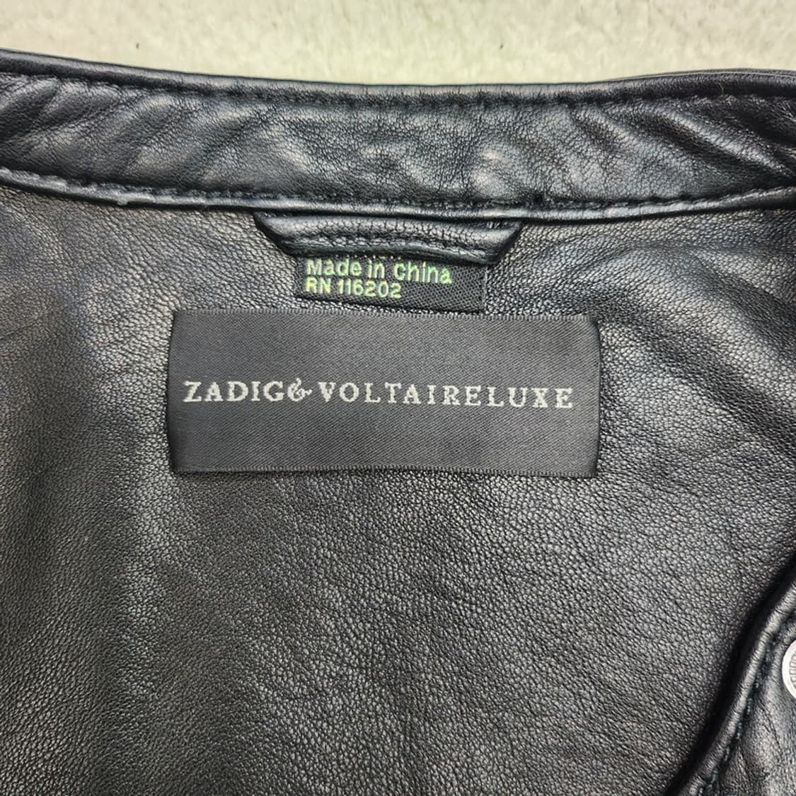 ZADIG&VOLTAIRE 양가죽 롱자켓 M 상품이미지8