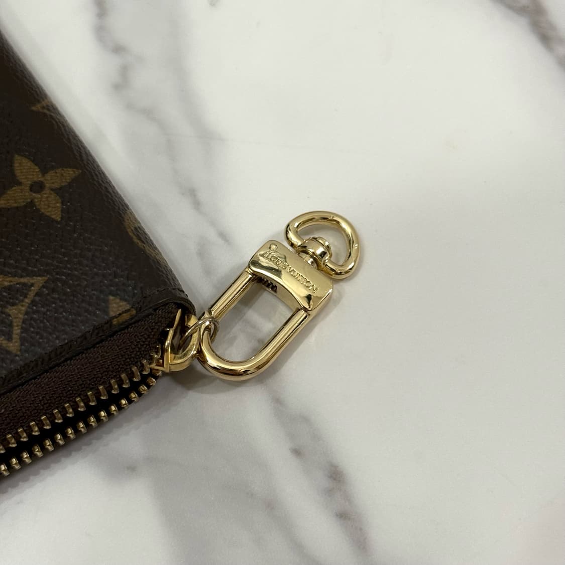 루이비통 클레망스 모노그램 월렛 여성 지퍼 장지갑 로즈 발레린 핑크 상품이미지9