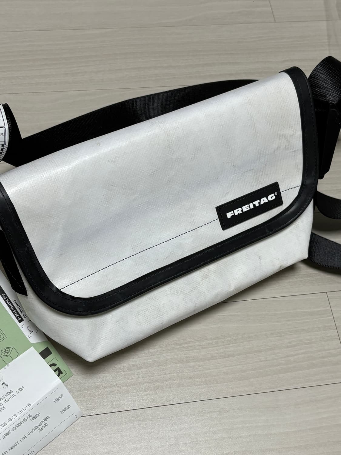 프라이탁 하파오/하와이파이브오 올화이트 새제품 상품이미지3