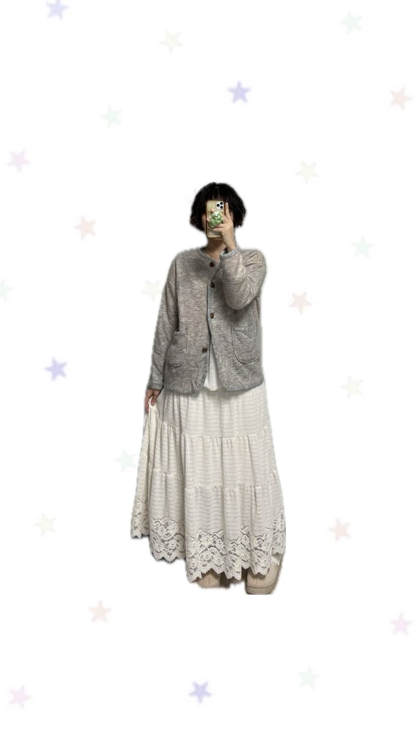 먹구름 낭낭 가디건 상품이미지1