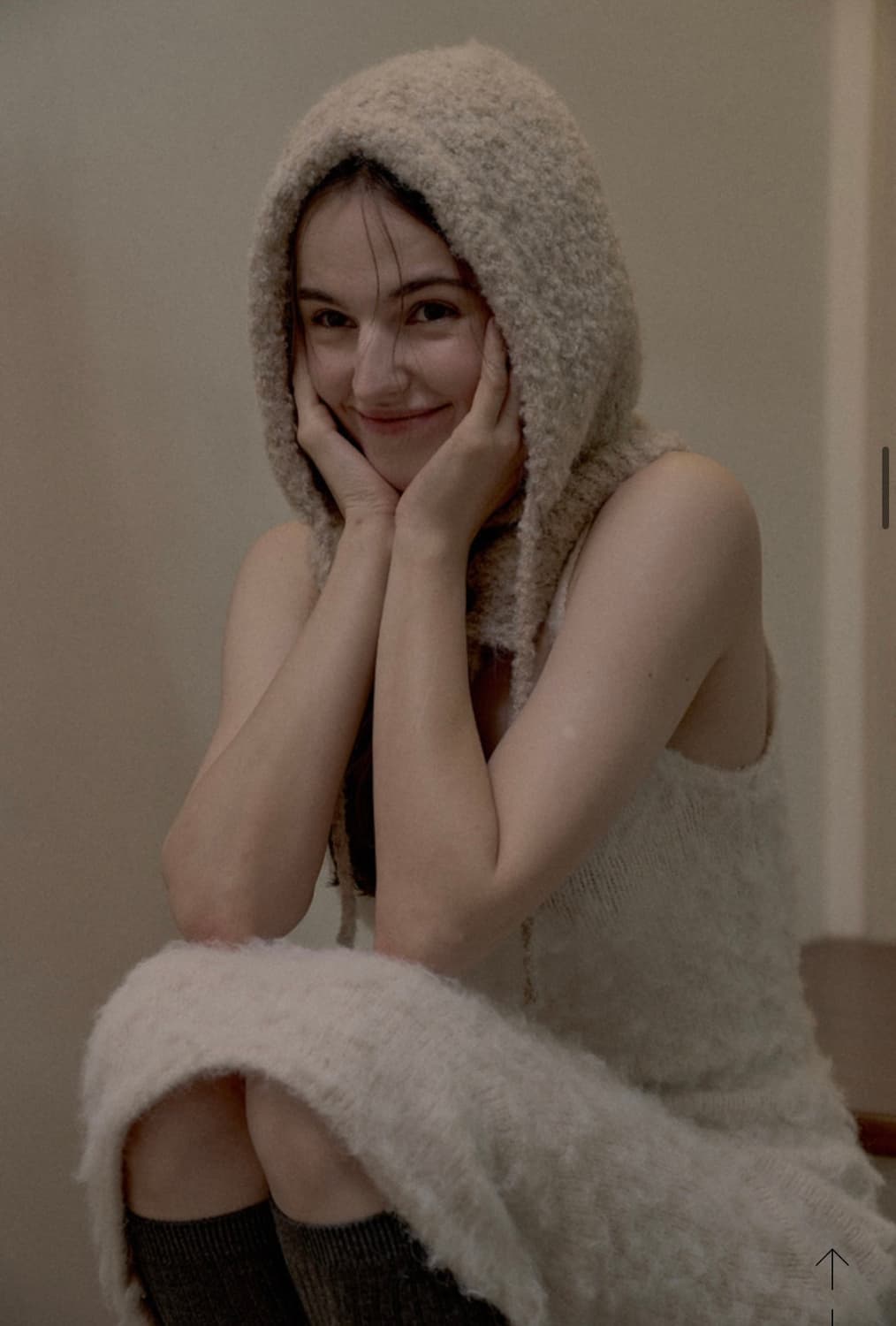 라주 스너그 부클레 바라클라바 오트밀 라이즈 원빈 손민수 상품이미지2