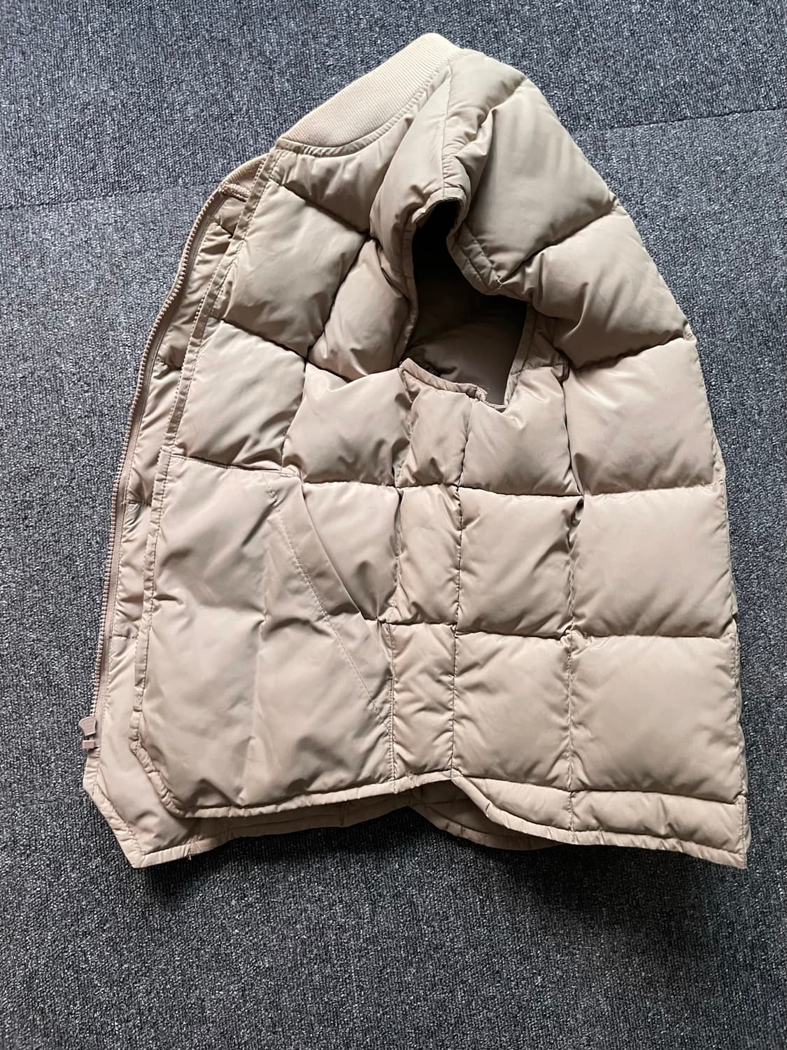 빈티지 80s 에디바우어 다운베스트 카키 40 상품이미지9