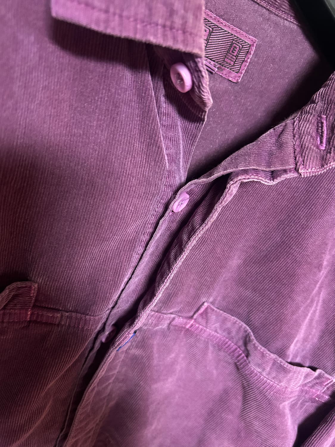 [L]카브엠트 오버다이 코듀로이 셔츠 상품이미지2