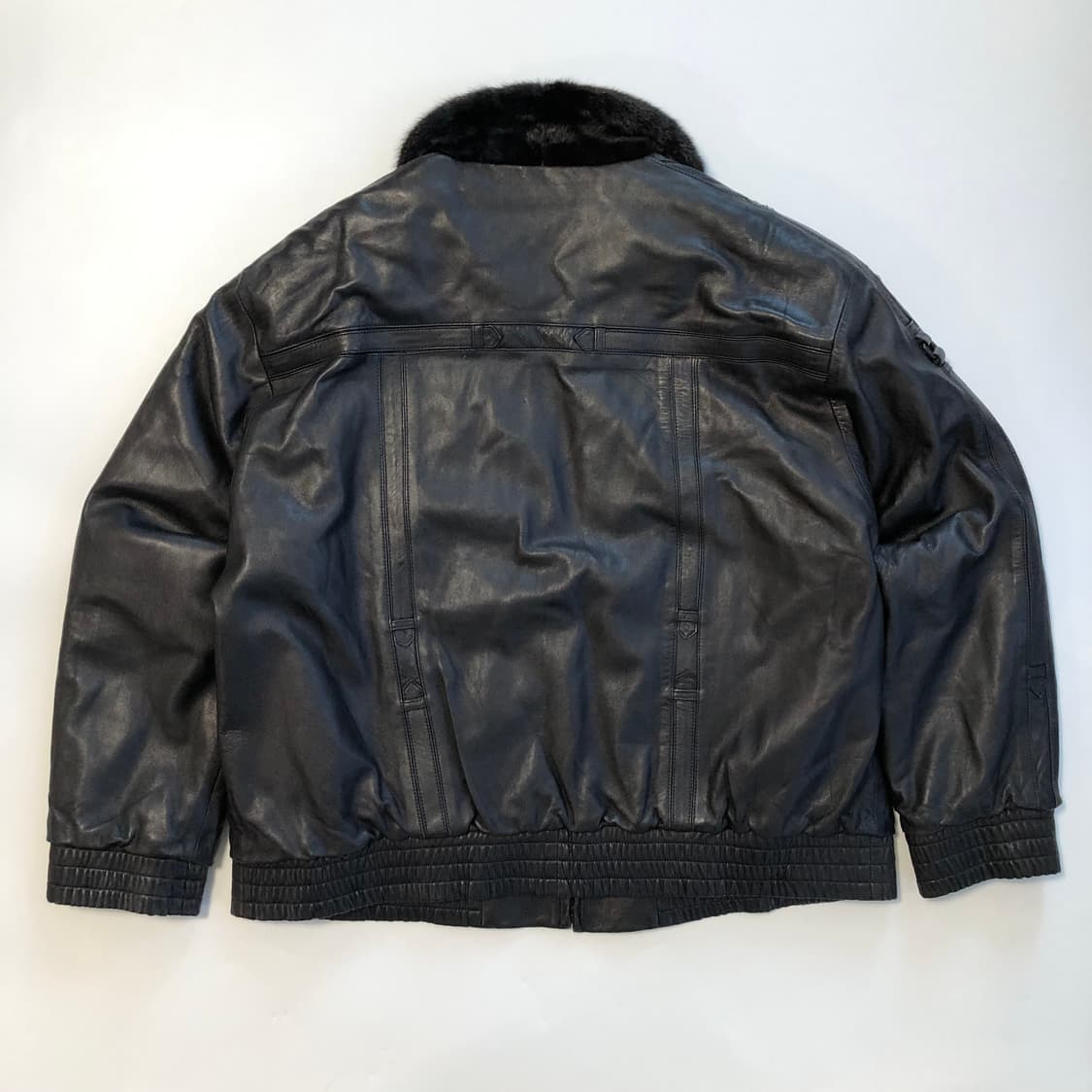 밍크퍼 리버시블 레더자켓 상품이미지2