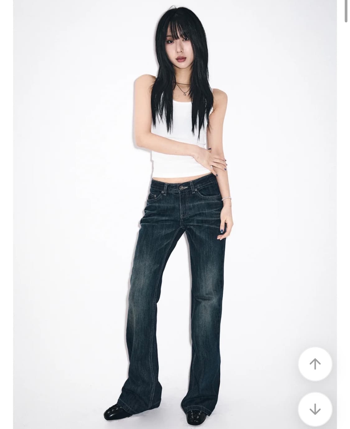 루프온 로우 플레어 진(ootj) 상품이미지1