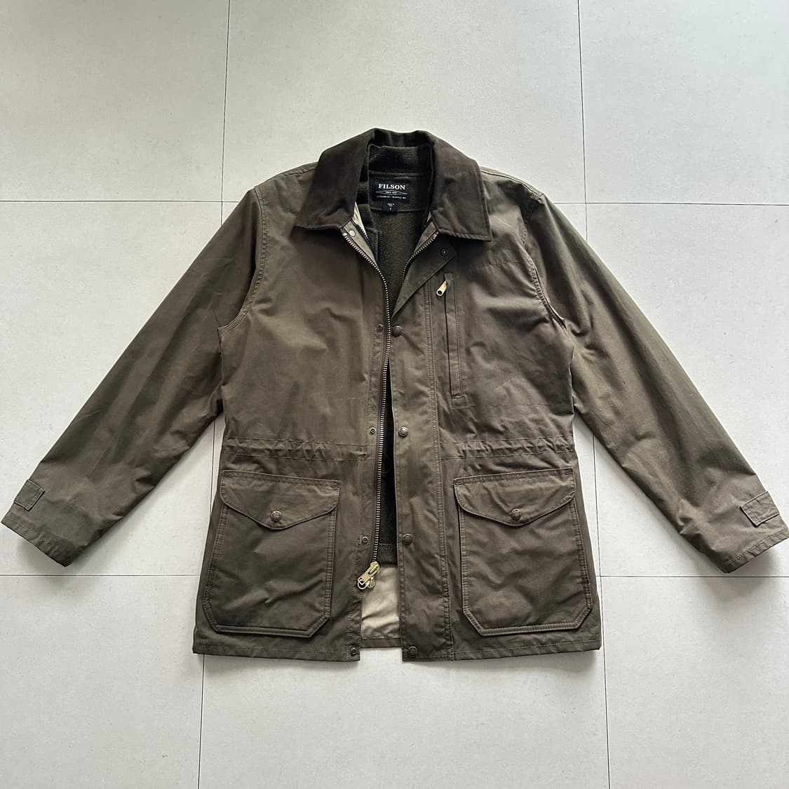 필슨 왁스 자켓 & 울 베스트 내피 포함 Made in USA 상품이미지1