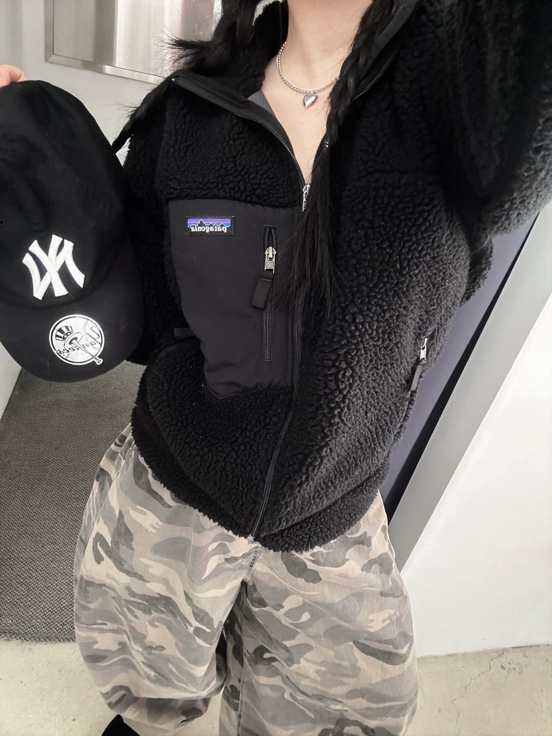 파타고니아 클래식 레트로X블랙 플리스 집업  상품이미지7