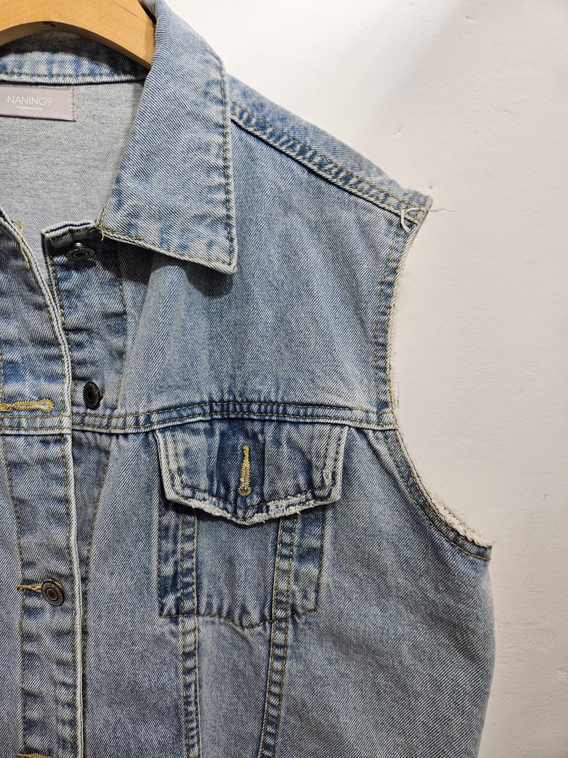 난닝구 빈티지무드 데님 조끼 베스트 상품이미지7