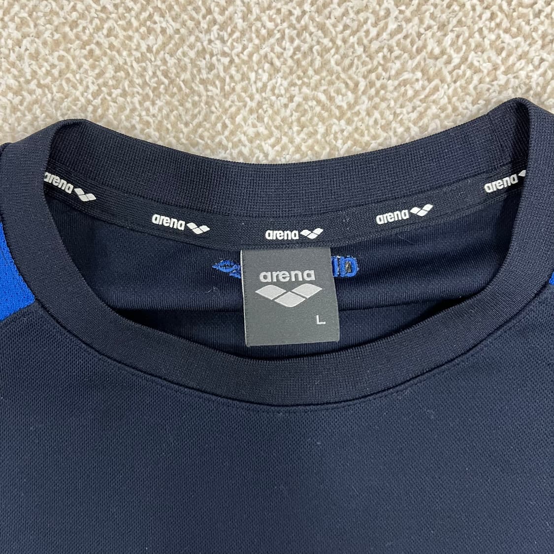 [L] 아레나 네이비 기능성 긴팔 티셔츠 0106M1 상품이미지2