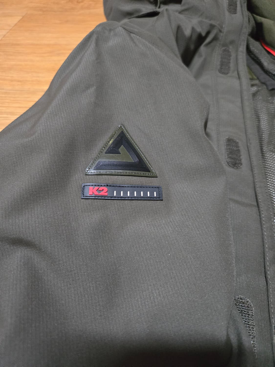 K2여성 카키 바람막이 자켓(M사이즈) 상품이미지5