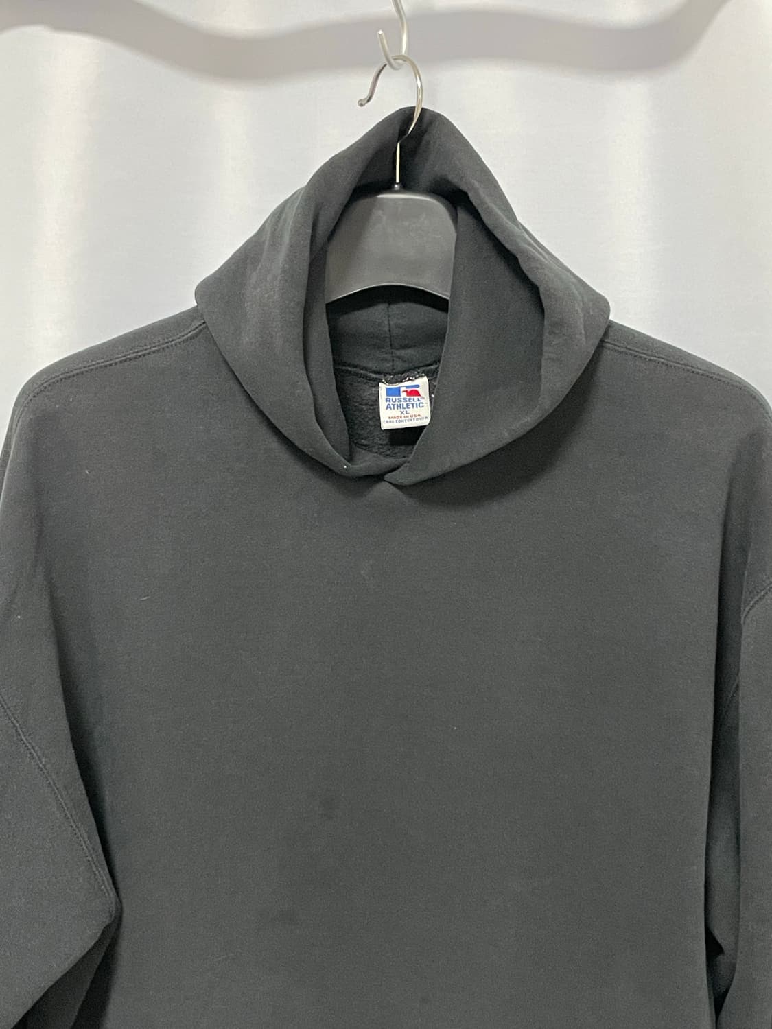 (XL) 90s 러셀 애슬래틱 50/50 후드 블랙 상품이미지2