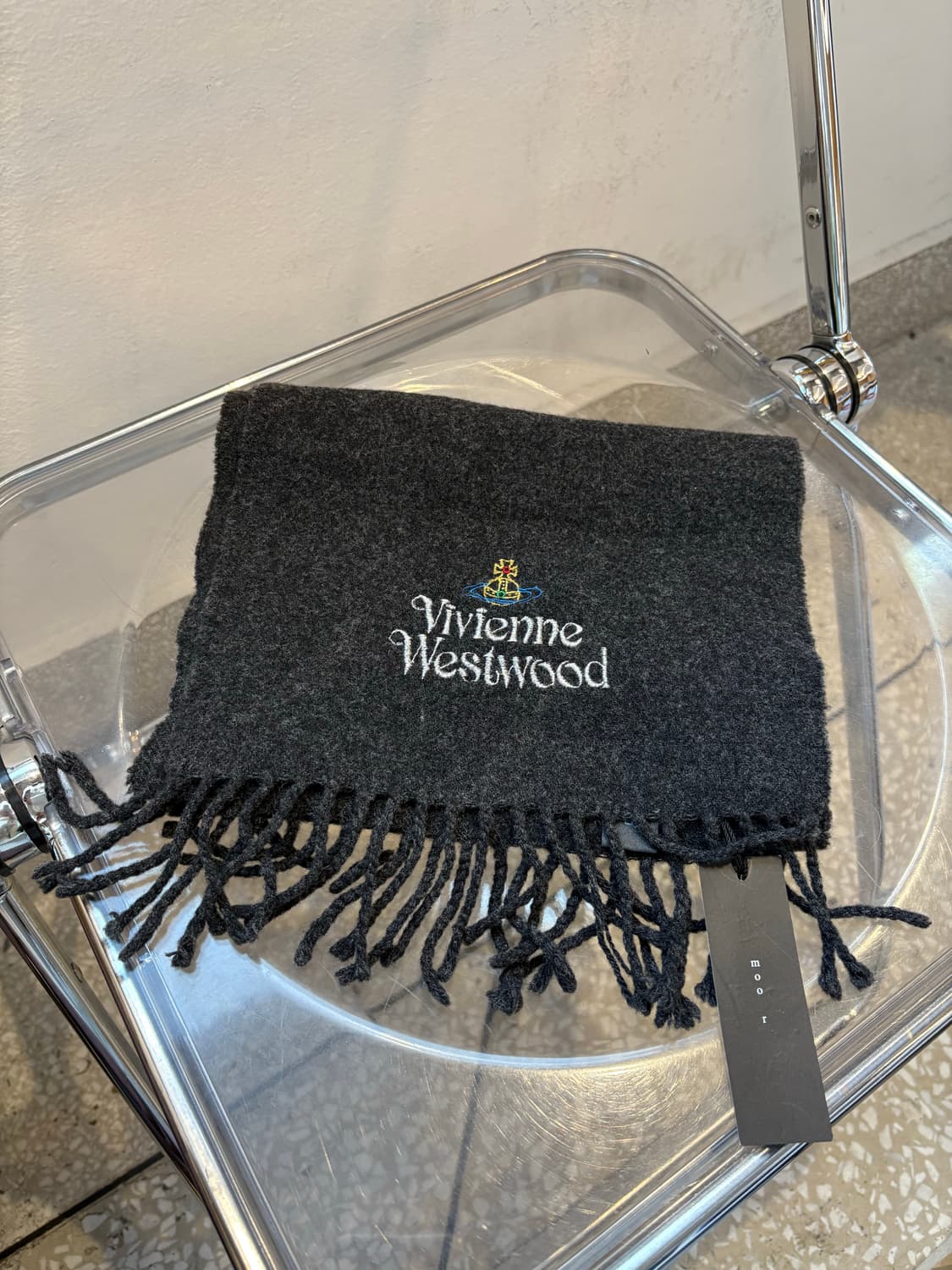 VIVIENNE WESTWOOD muffler charcoal  상품이미지1