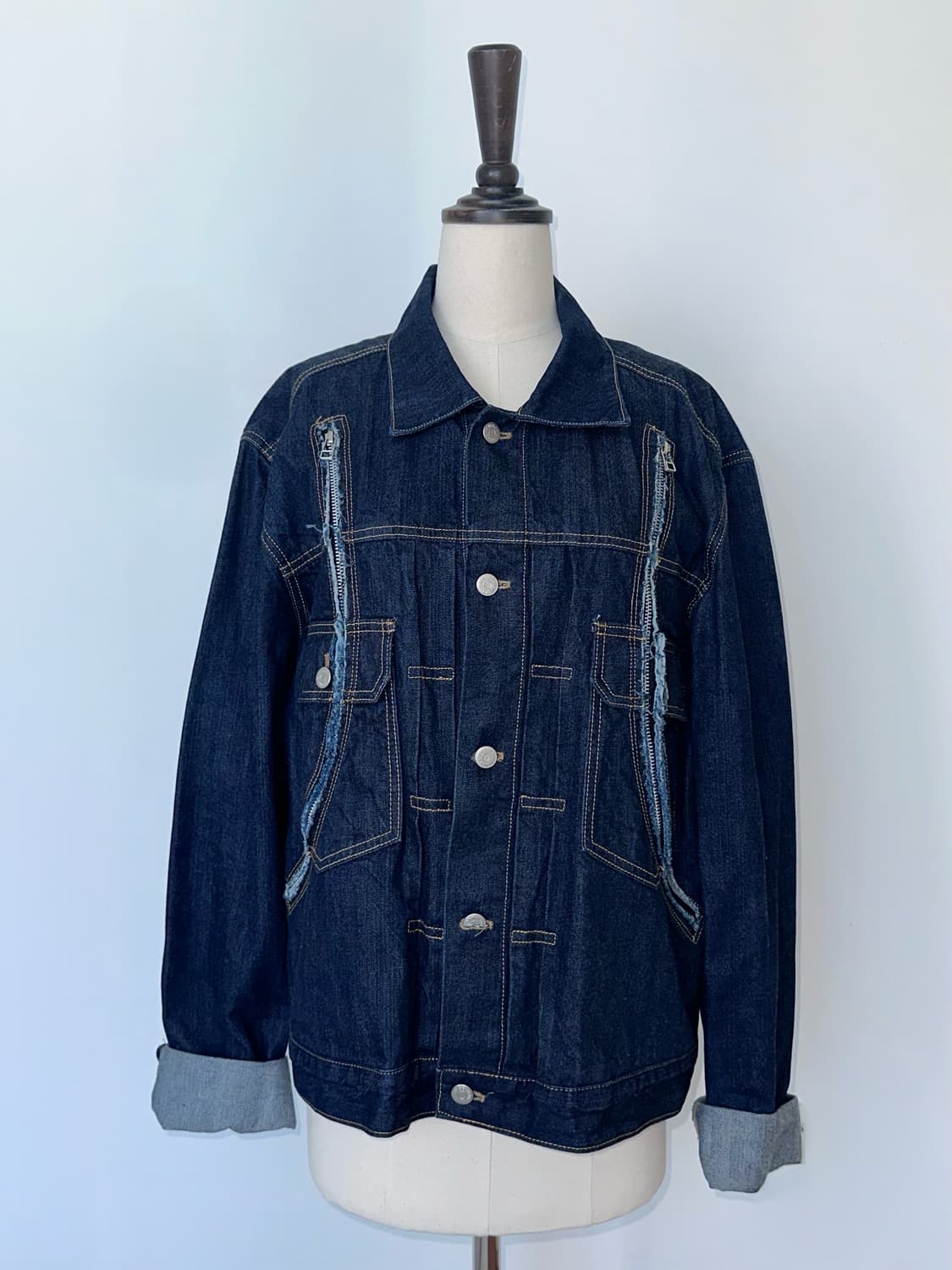 더뮤지엄비지터 데님 자켓 상품이미지1
