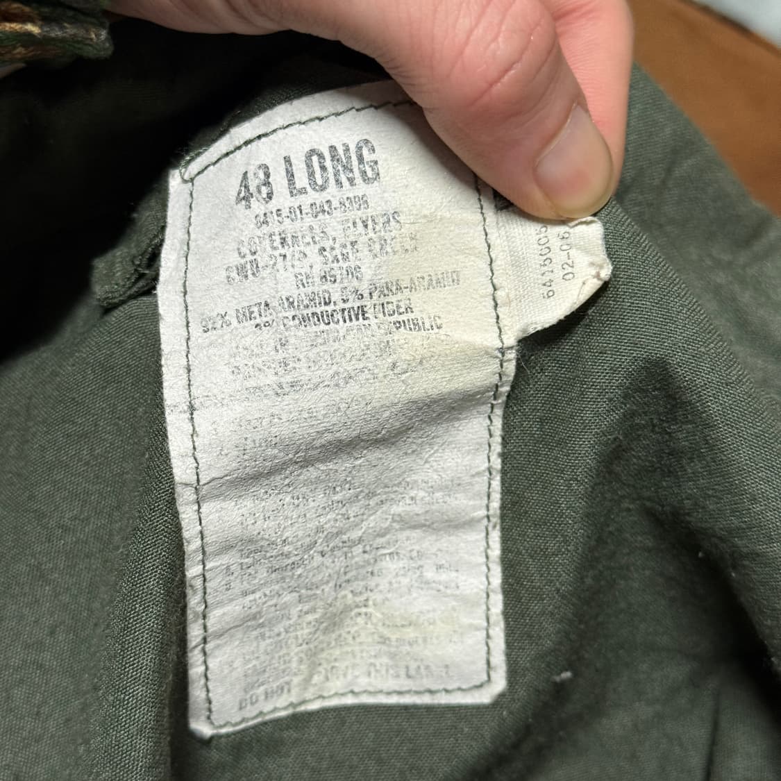 90s USA 오리지널 미군 군용 CWU-27P 점프수트 커버올 상품이미지7