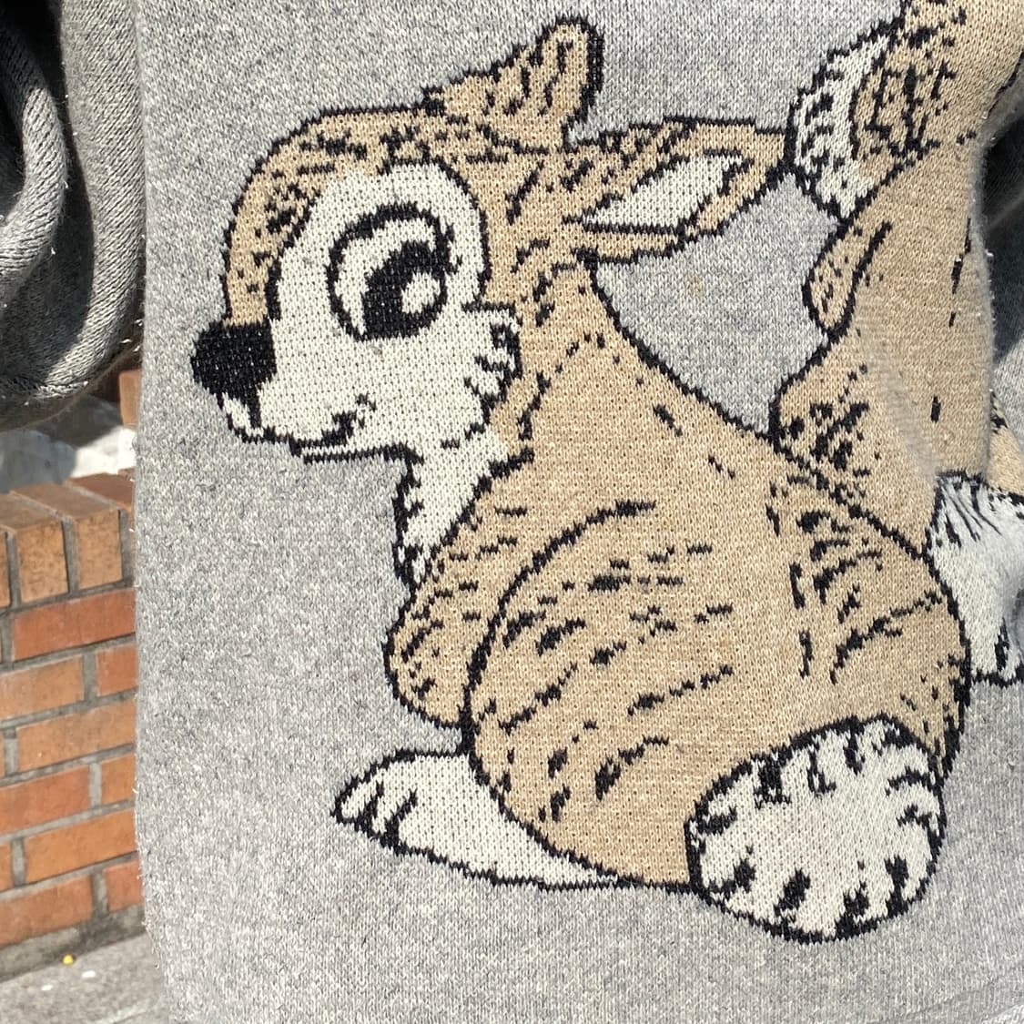 FOXEY(폭시) 빈티지 '덤퍼' 토끼 인타르시아 니트  상품이미지4