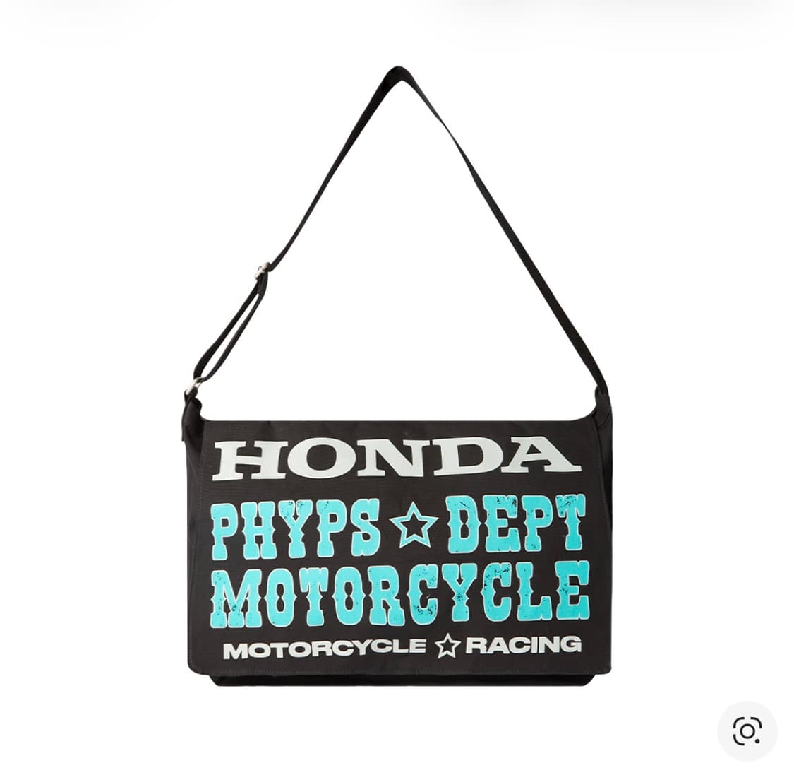 새제품) 혼다 혼다 타이포그래피 더플 캔버스백 블랙 상품이미지1