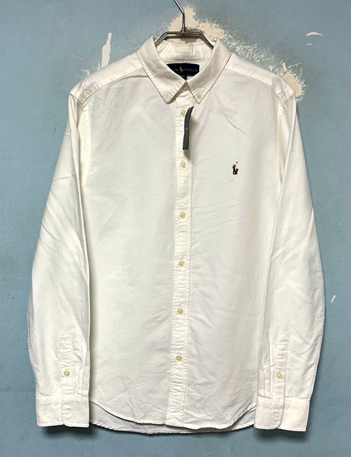 POLO 여자 옥스포드셔츠 화이트 새상품 춘추 M 95 66 키즈XL 상품이미지1