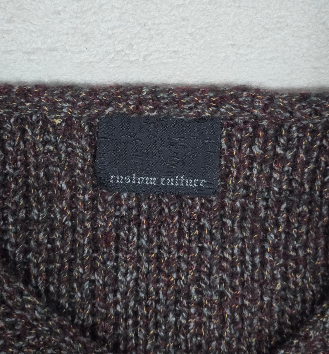 Custom Culture 커스텀컬처 브라운 울 니트 가디건 48사이즈 상품이미지4