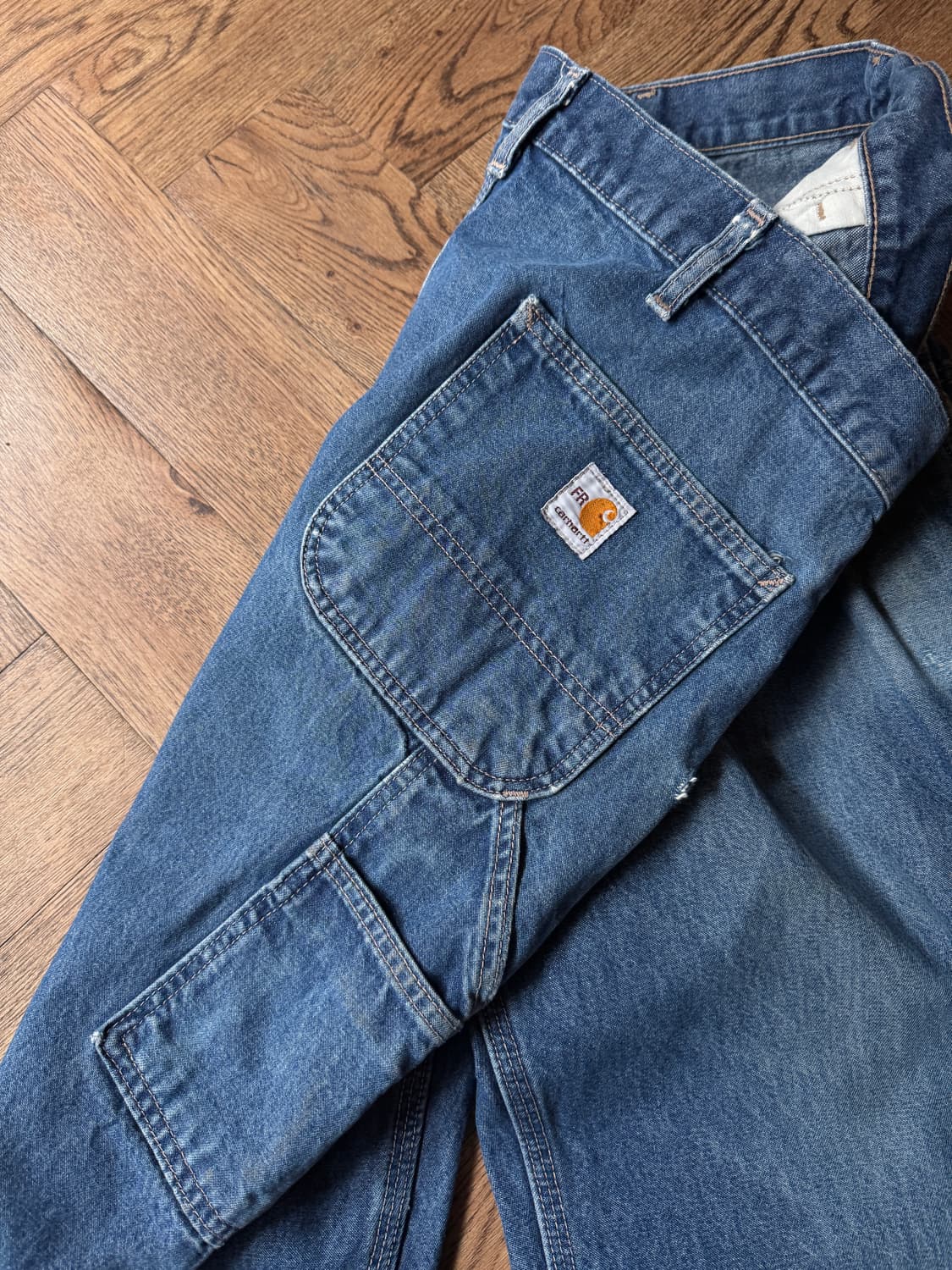 [40]칼하트FR 싱글니 카펜터 워크 데님 팬츠 상품이미지7