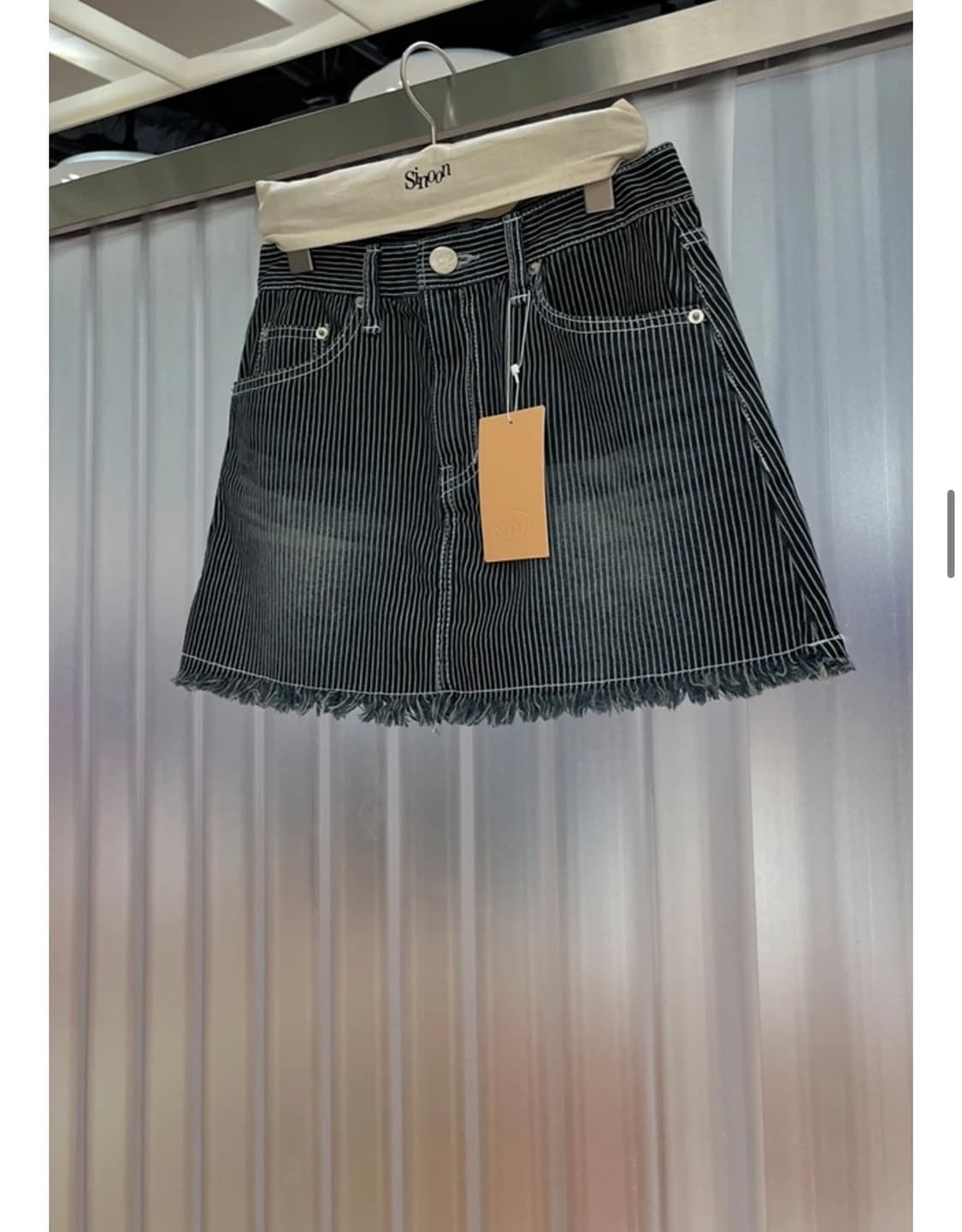 시눈 Denim Mini Skirt (Indigo) s 상품이미지1