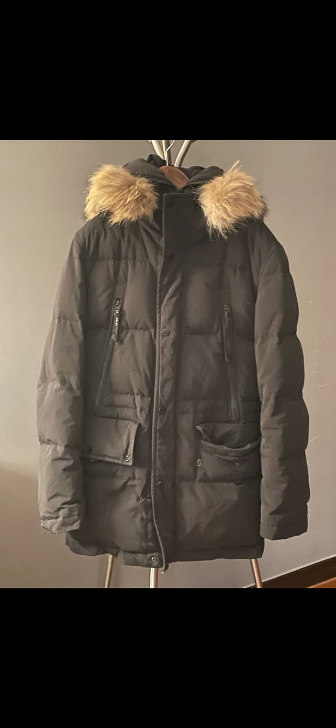 cp company 씨피컴퍼니 덕다운 파카 블랙 상품이미지1