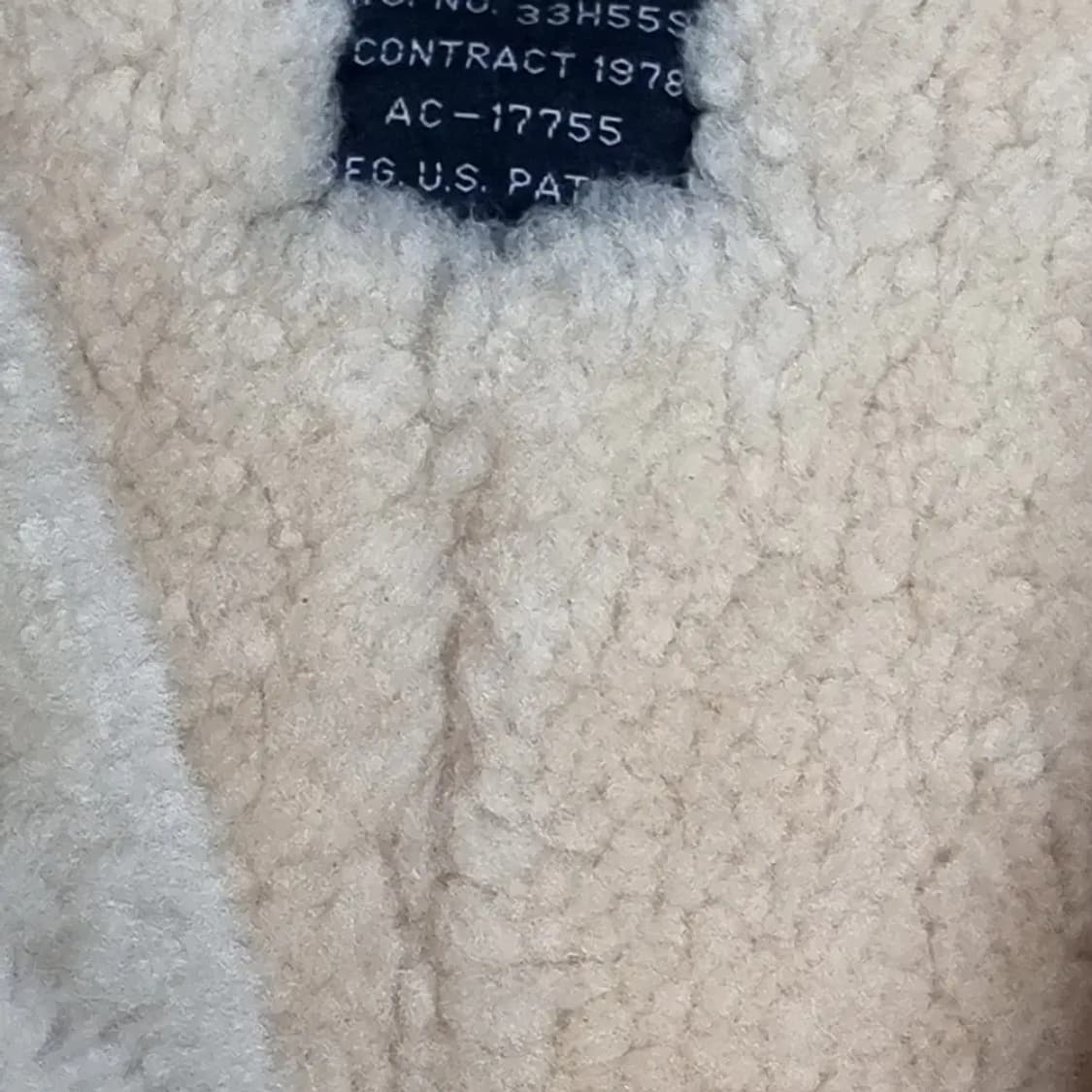 미군 밀리터리 b-3 무스탕 천연 양가죽 양털 브라운(100) 상품이미지3