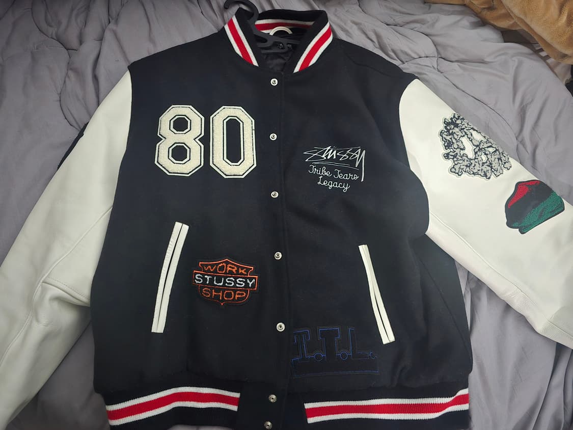 스투시 아워레거시 TTL 바시티 자켓 xl사이즈 상품이미지1