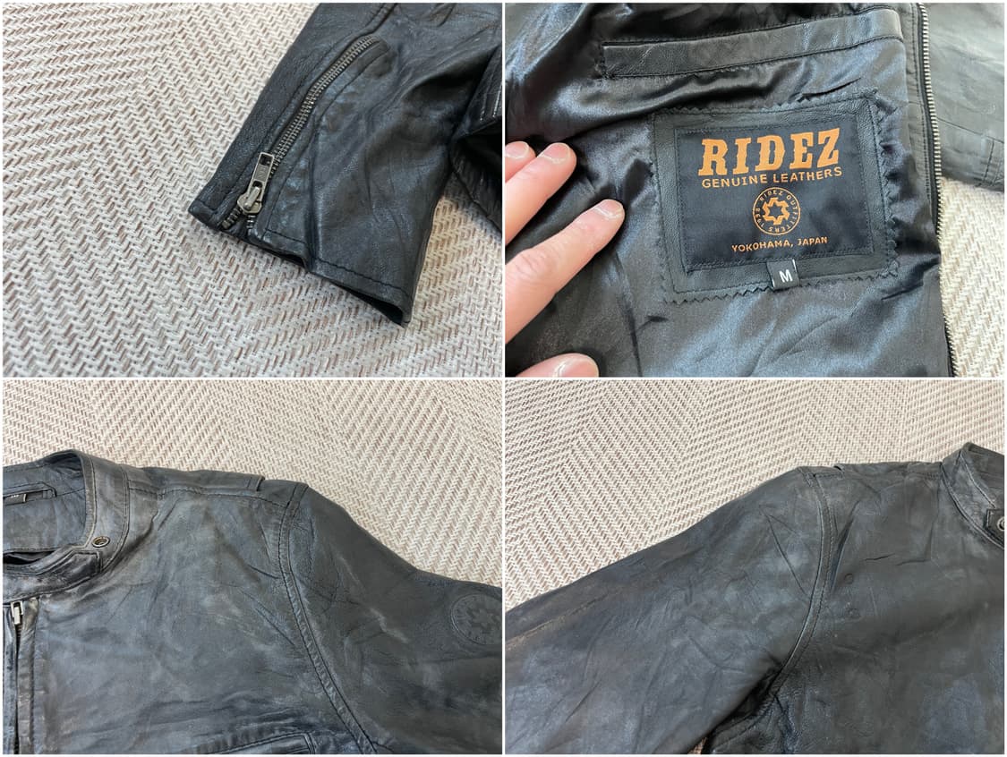 빈티지 썬 페이딩 라이더 레더자켓 J03918 상품이미지8