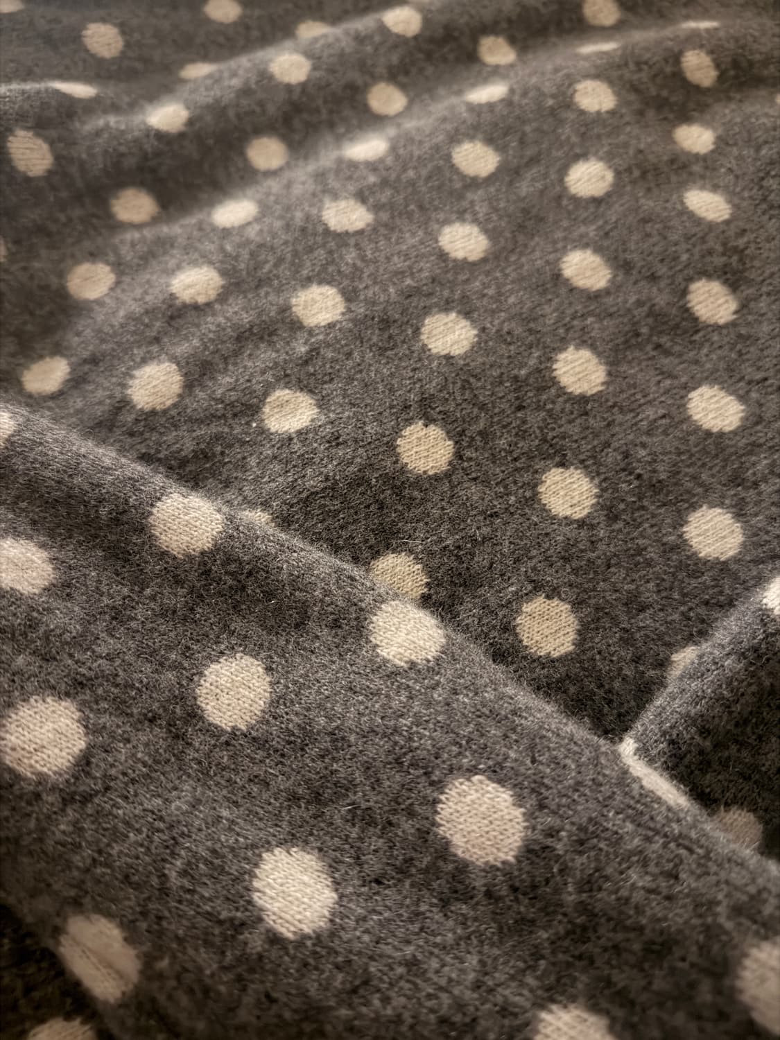 러블리 도트 니트 로맨틱 미소녀 상품이미지2