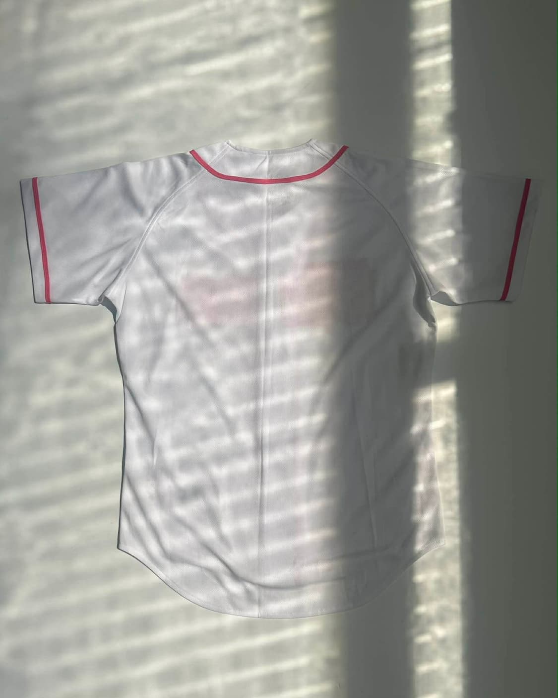 [90] 두산 베어스 택채 새상품 핑크 에디션 야구 유니폼 반팔 져지 상품이미지7