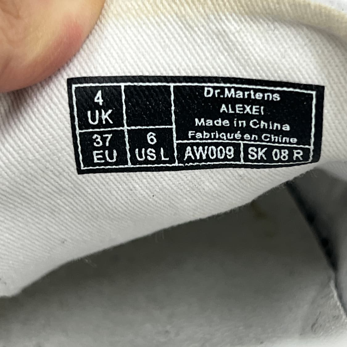 닥터마틴 알렉세이 화이트 레더 스니커즈 37 상품이미지9
