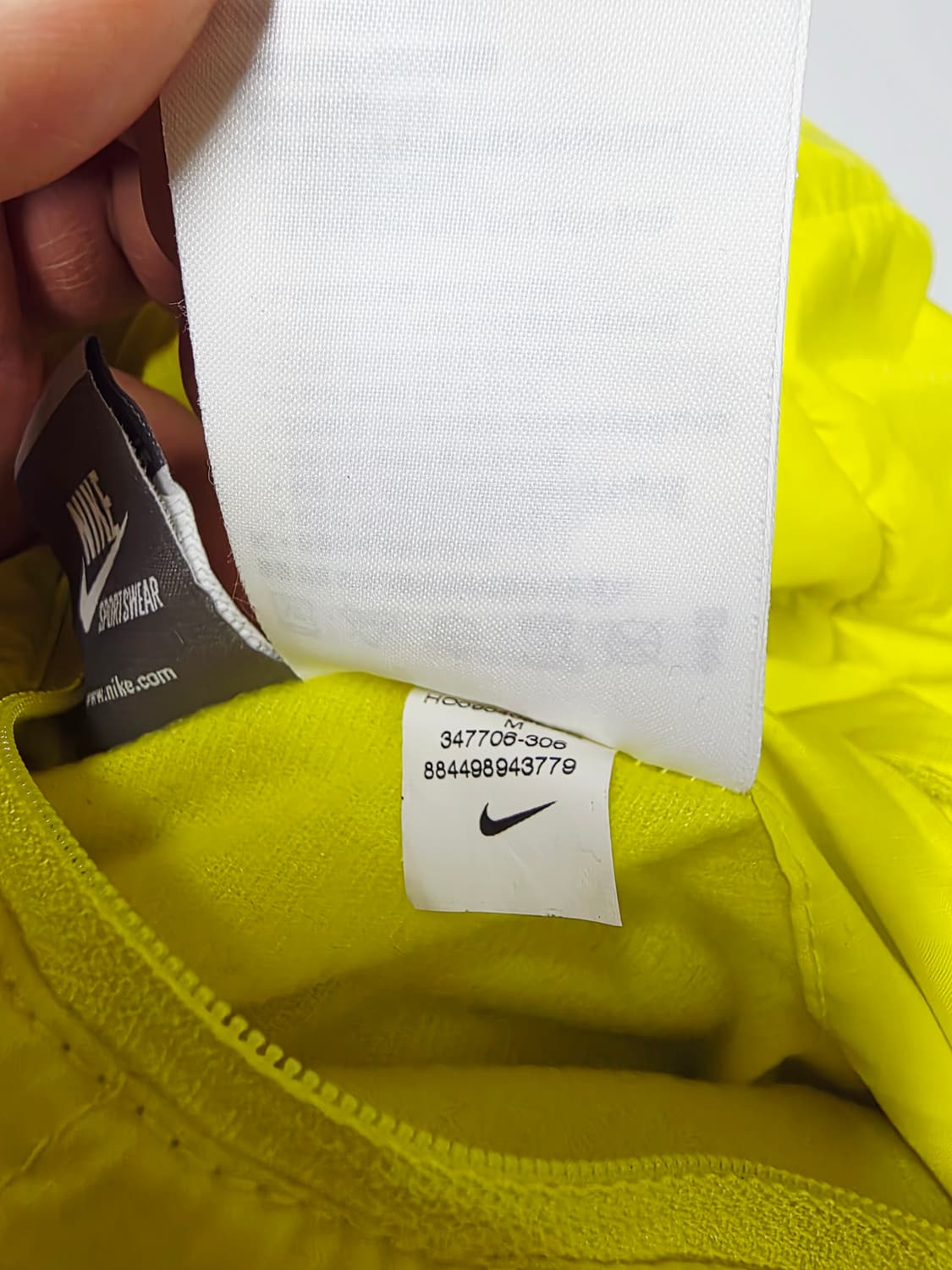 [나이키] 가성비 갑 리버시블 형광 네온 네이비 양면 패딩 M 상품이미지6