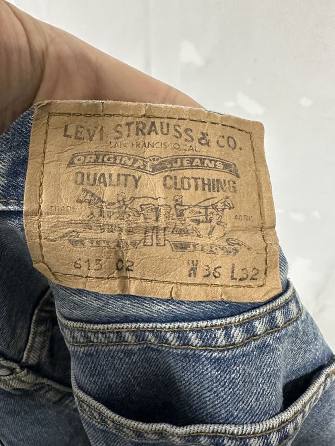 [W36L32] LEVI'S 리바이스615 90s 오렌지탭 빈티지 상품이미지6