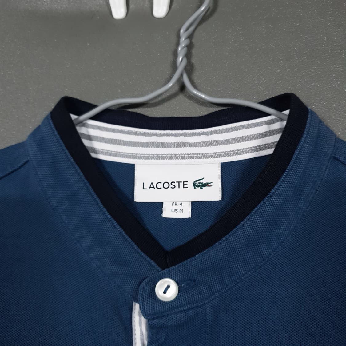 100) 라코스테 신형 20ss 우븐 헨리넥 반팔 폴로 셔츠 LCST 상품이미지5
