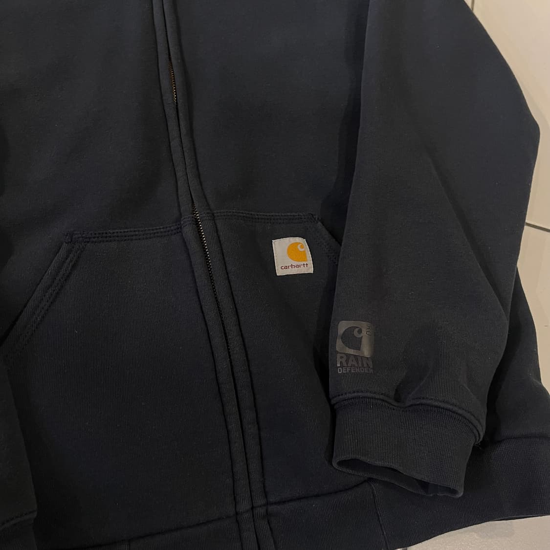 칼하트 써멀 레인디펜더 후드집업 네이비  상품이미지4