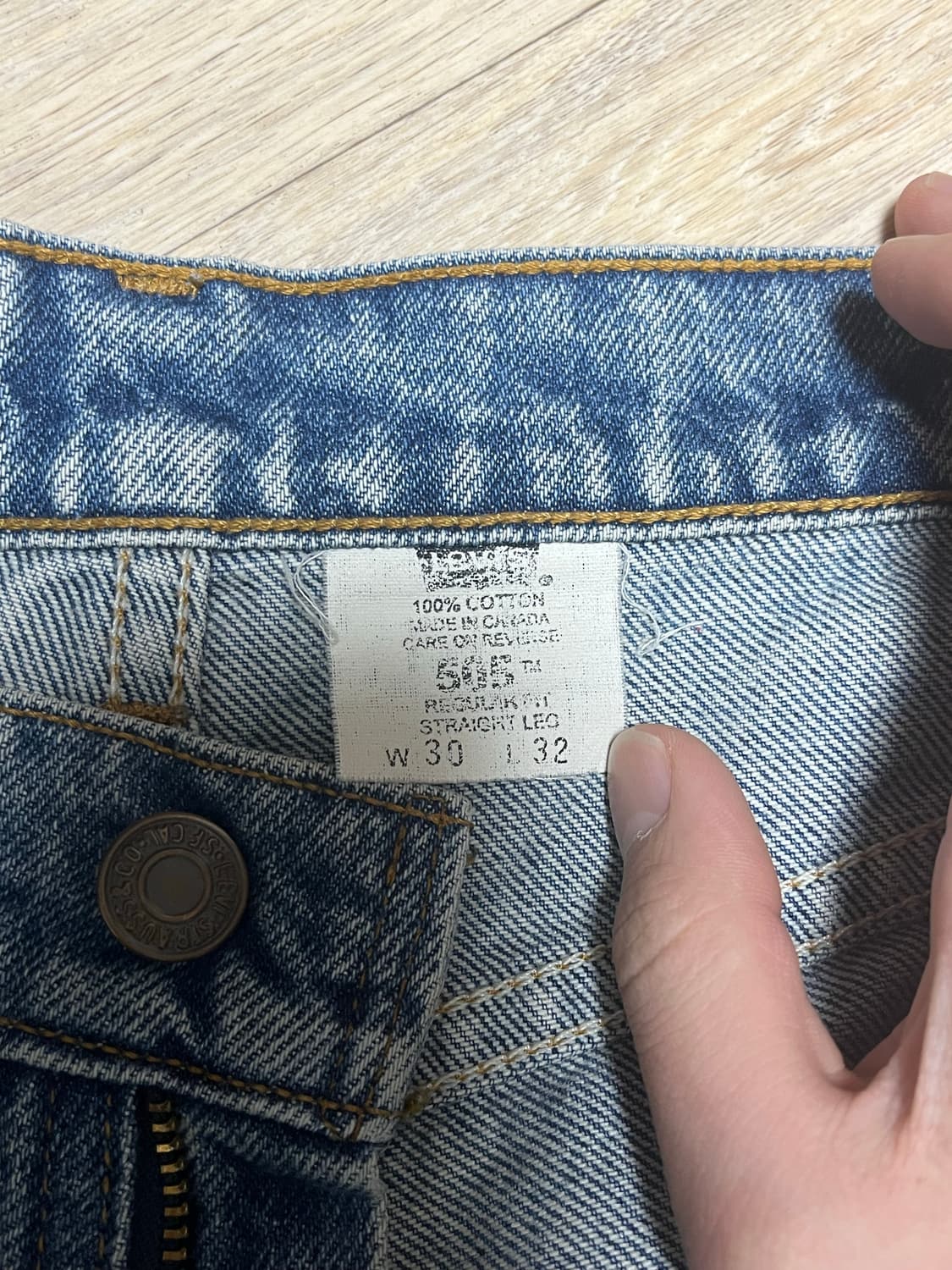 리바이스 오렌지탭 505 30/32 (90년대 캐나다) 상품이미지5