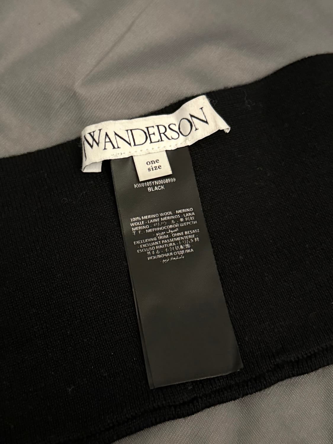 JW ANDERSON NECK WARMER 블랙 상품이미지3