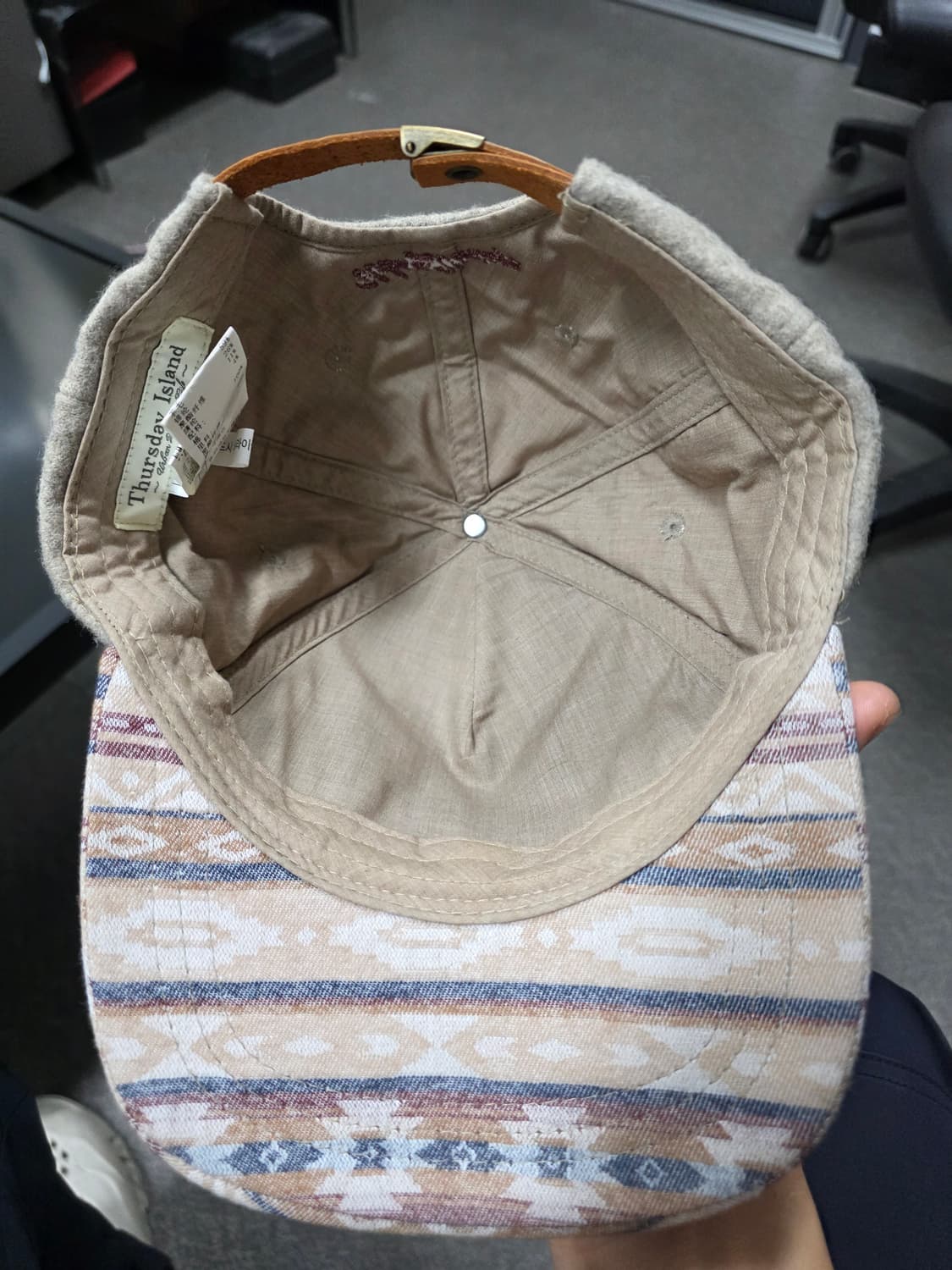 써스데이 아일랜드 스트랩백 모자 상품이미지7