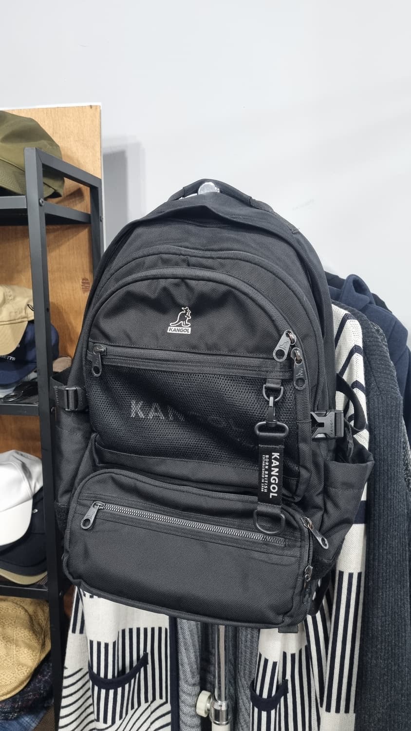 kangol 검정색 백팩 (가33 세47) 공용 상품이미지1
