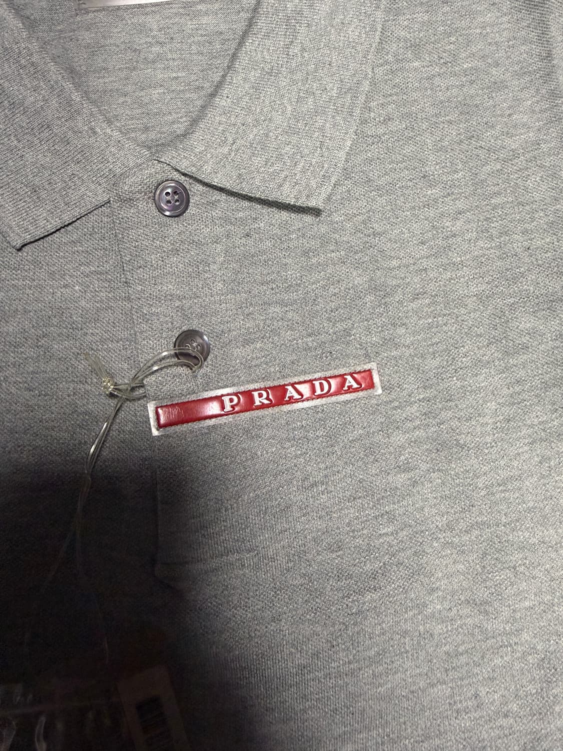 프라다 리네아로사 피케 티셔츠 M 새상품 풀구성  상품이미지4